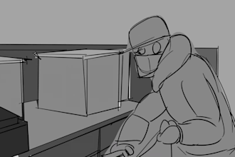do cool storyboards and animatics in more than 10 frames