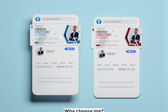 provide facebook cover and  social media design