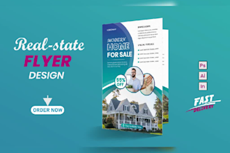 create flyer design, event or magazine and brochure design