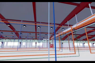 design hvac layout and perform heat load calculations