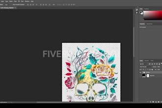make your artwork to halftone for dtf or dtg printing under 24h