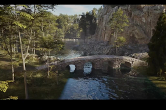 create 3d environment for game, film and virtual production in unreal engine 5