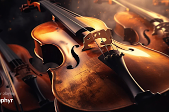 write a captivating orchestral score for you