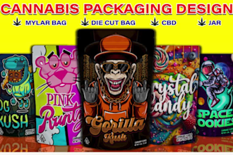 design weed mylar bag pouch bags weed mylar packaging bags cannabis logo