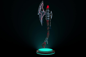 create 3d props and game assets for your game or project