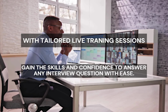 be your interview coach, conduct mock interviews and resume support
