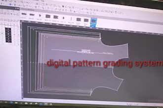 make clothing sewing pattern and grading