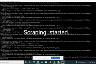 do web scraping, web crawling , web data extraction and datamining