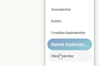 create a clean dropdown navigation dashboard for home assistant rooms
