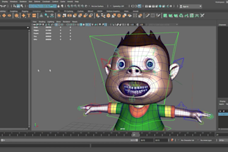 do 3d character rigging in maya