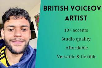 voice over, narrate or voice act, versatile british male