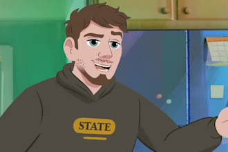 2d character animation cartoon explainer music kid video podcast youtube intro