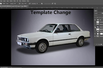 do car image editing, car reflection, car shadow