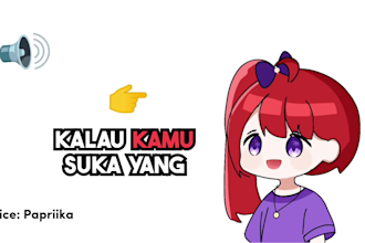 voice your character with cute,energetic,soft female voice