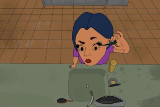 do 2d frame by frame cartoon animated gif