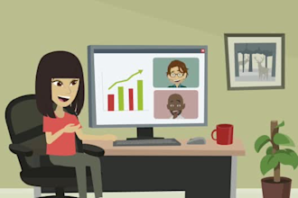 create a 2d animated explainer video or commercial video