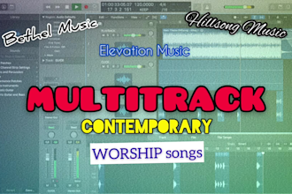 do multitrack playback for contemporary worship songs
