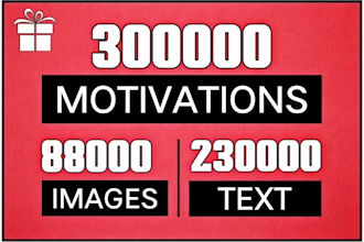 give 300k motivational inspirational quotes