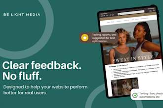 provide real user testing with multiple testers