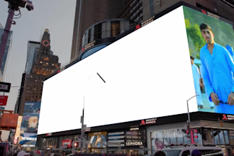 add your content or nft on this times square billboard, new york, in this video
