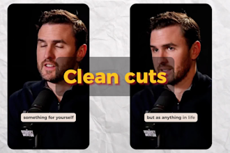 edit a professional short form video for social media
