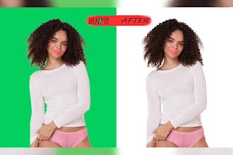 do photoshop hair masking and background remove