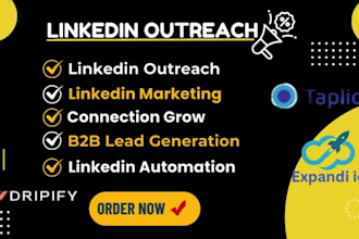 setup linkedin automation b2b lead generation on expandi io taplio dripify