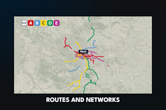 create your custom animated map and route videos