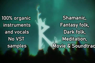 create fantasy, viking, slavic music on real instruments