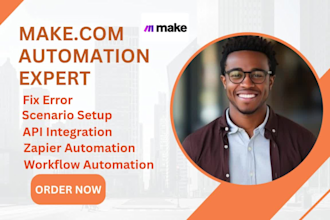set up make com and automate your CRM made com api integration