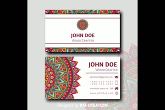design unique professional business card