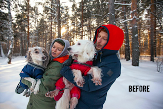 do your pet photo retouching and image editing