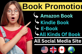 kindle book promotion and amazon book marketing professionally