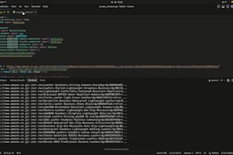 do data scraping from websites with selenium, execution guide available