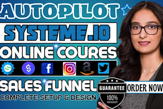 systeme io sales funnel, systeme io online course funnel, systeme io funnel