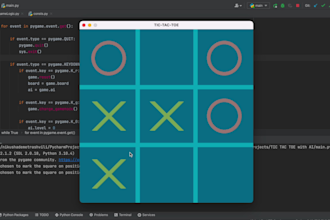 do a board game using python, or java