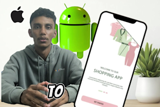 build a flutter mobile app for android and ios