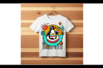 creative retro t shirt design vintage and minimal art for your brand or even