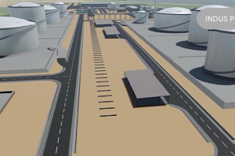 3d oil and gas refinery animation plant walkthrough construction animation video