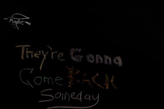 create trendy hand drawn lyric music video