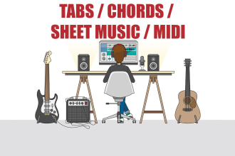 create perfect guitar or bass tabs