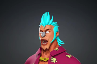 create stunning 3d characters for games and 3d printing