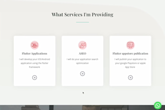 create personal portfolio website single page