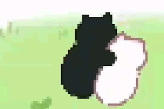 make characters in pixel style