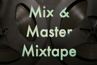 mix and master your music ready for streaming and radio