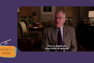 add accurate english or spanish subtitles in your media projects
