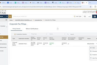 handle uae corporate tax return filing and vat return filing