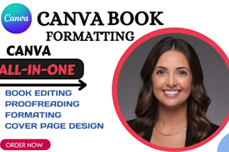 design editable canva ebook, canva editing formatting, cover for amazon, atticus