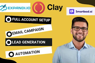 setup clay com smartlead ai  expandi io for cold email outreach