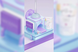 do 3d loop animation instagram reels for brand content